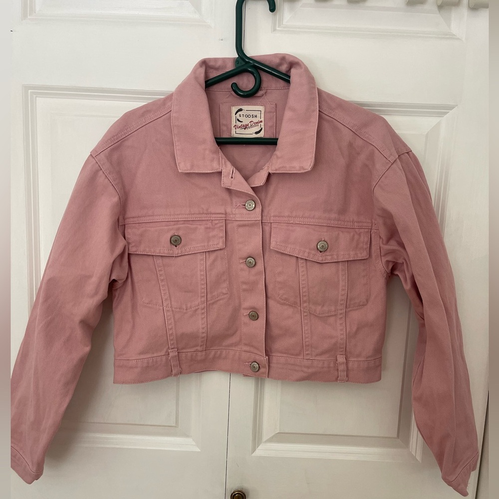 Baby Pink denim jacket